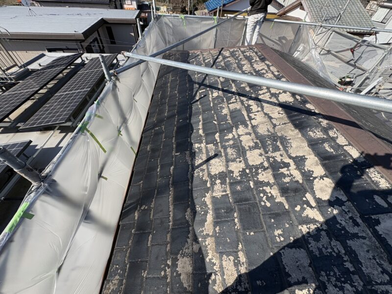 住宅屋根洗浄工事